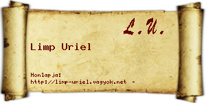 Limp Uriel névjegykártya